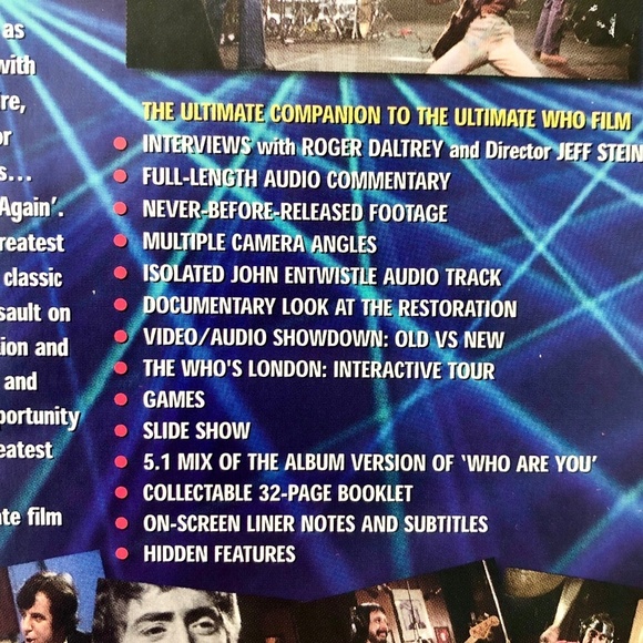 The Who,‎ Rock Band, The Kids Are Alright, 2003, Special Edition, 2 DVD Box Set - Picture 15 of 16